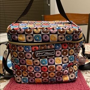 Betsey Johnson Donut Print Insulated Lunch Tote